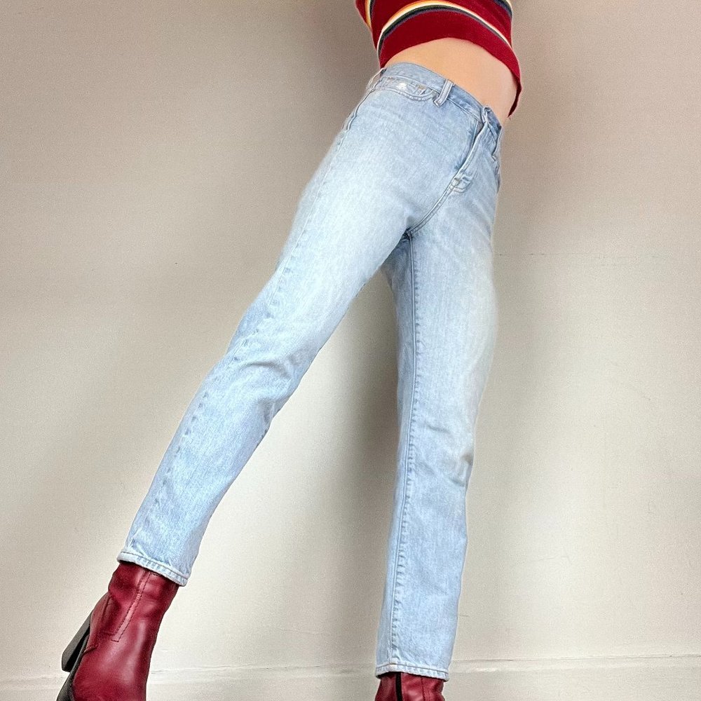 Madewell Straight Leg Jeans - Waist 25 - High Rise - Light Wash